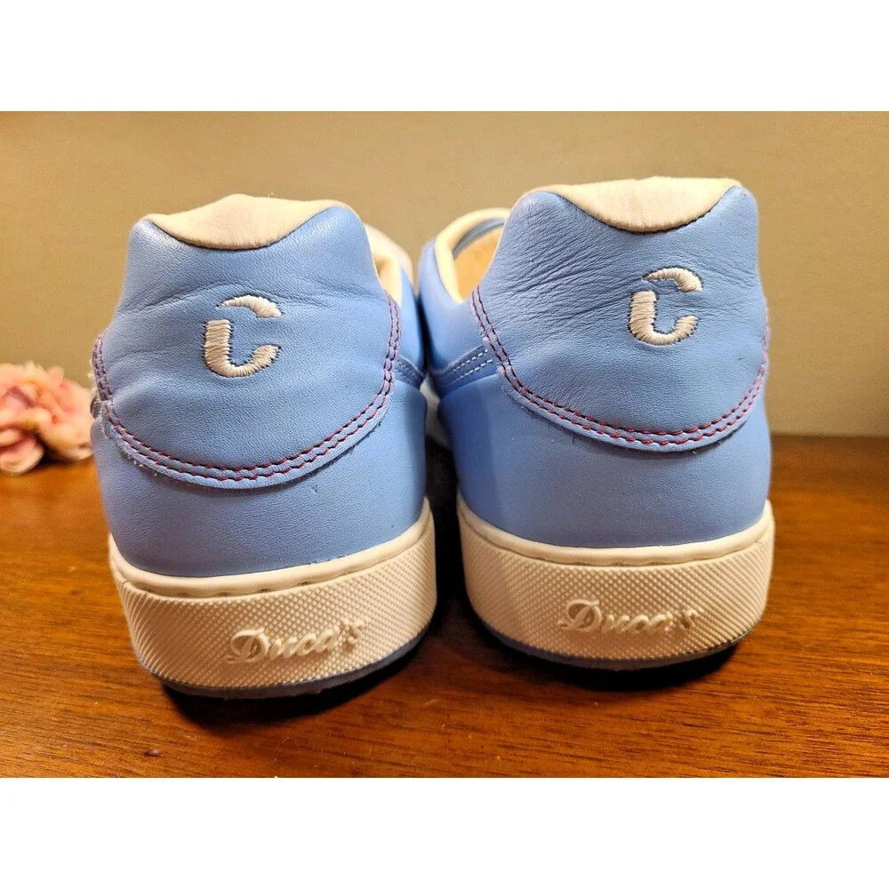 Duca Del Cosma Giordana Light Blue Womens Golf Shoes Size 42 / US 9 Leather